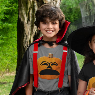 T-shirt Jack o' Lantern Malheureux Face, Citrouille d'Hall