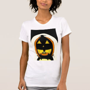 T-shirt Jack o' Lantern pour femmes Décontracté Sc