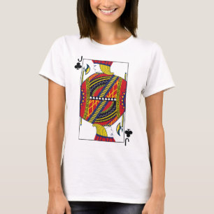 T-shirt Jack Of Clubs Poker Card Jouer Carte Blackjack Ca