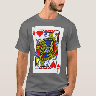 T-shirt Jack Of Hearts Jeu Carte Saint Valentin Costume