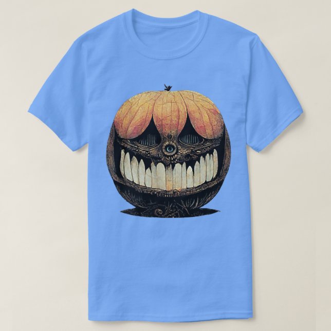 T-shirt Jack O'Lantern Manga Style Horreur (Design devant)