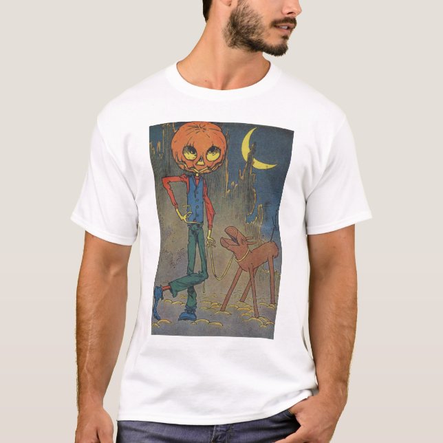 T-shirt Jack Pumpkinhead et le chevalet de sciage (Devant)