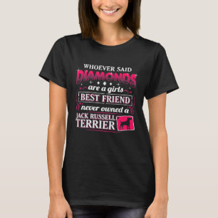 T-shirt Jack Russell Terrier Girls Meilleur Ami Chien Mama