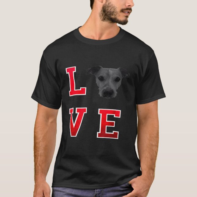 T-shirt Jack Russell Terrier J'aime Jack Russell (Devant)