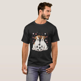 T-shirt Jack Russell Terriers with soccer ball for Valenti