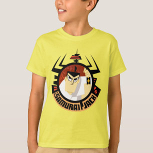 T-shirt Jack Samurai Dans Le Cadre Futuriste Aku