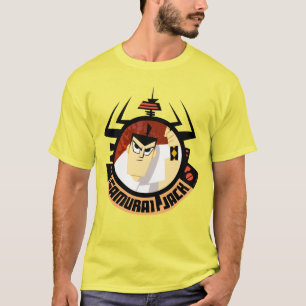 T-shirt Jack Samurai Dans Le Cadre Futuriste Aku
