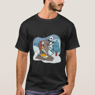 T-shirt Jack Skellington et Sally le cauchemar avant C