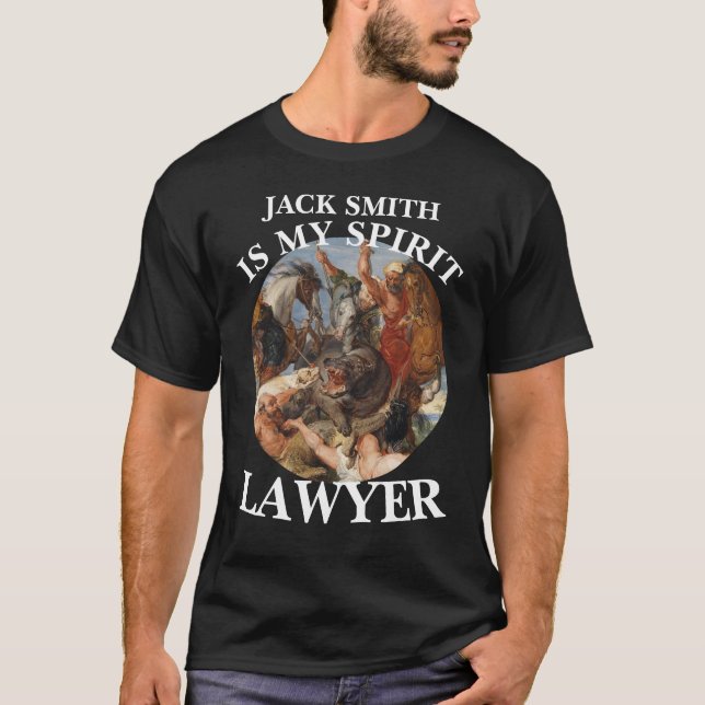 T-SHIRT JACK SMITH EST MON AVOCAT DE L'ESPRIT PROCUREUR (Devant)