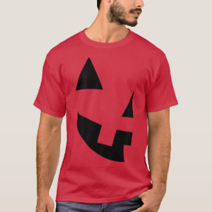 T-shirt JackOLantern Citrouille Visage Impression Hallowee