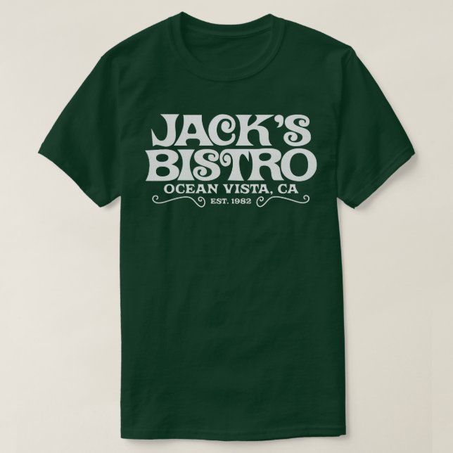 T-shirt Jacks Bistro Threes Company 1 (Design devant)