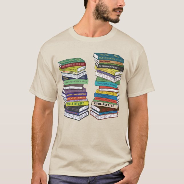 T-shirt Jack's Books (Devant)
