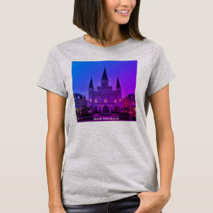 T-shirt Jackson Carré, La Nouvelle-Orléans, LA Cathédrale