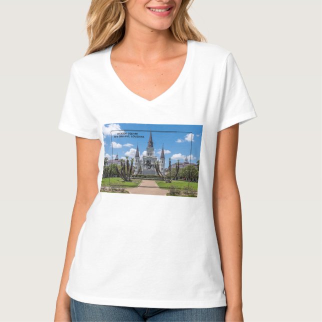 T-shirt Jackson Carré Nouvelle-Orléans (Devant)