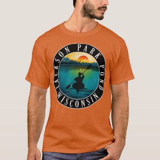T-shirt Jackson Park Pond Wisconsin Kayaking