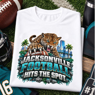 T-shirt Jacksonville Football Hits the Spot Fan