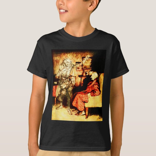 T-shirt Jacob Marley Ghost Scrooge Bah Humbug Christmas Ca (Devant)