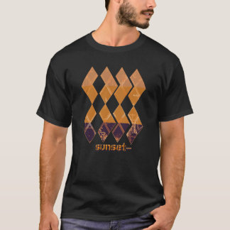T-shirt Jacquard 4 de coucher du soleil