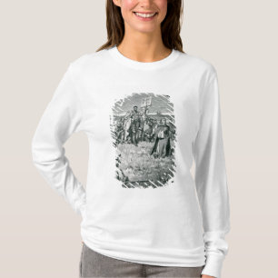 T-shirt Jacques Cartier installant une croix chez Gaspé