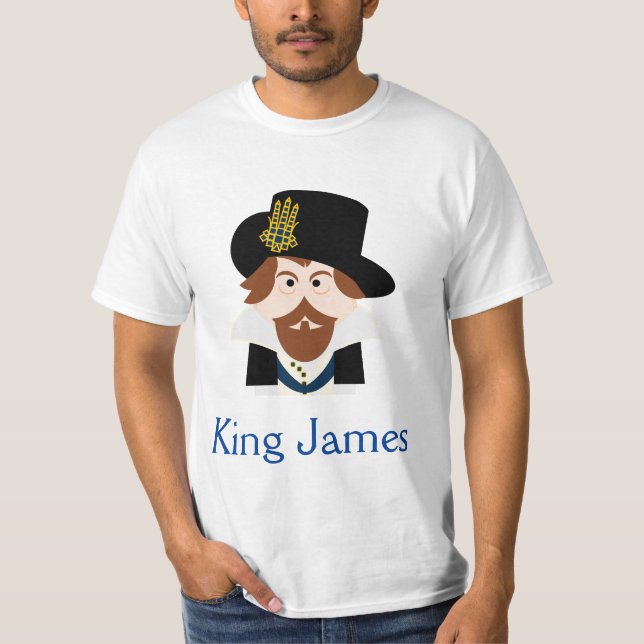 T-shirt Jacques VI d'Ecosse et Jacques Ier d'Angleterre  (Devant)