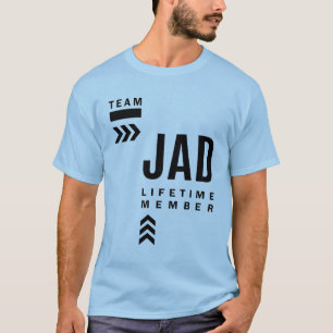 T-shirt Jad Nom personnalisé Anniversaire Cadeau