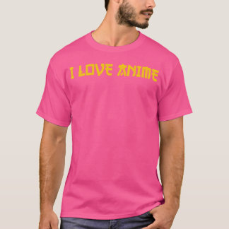 T-shirt J'adore Anime rétro