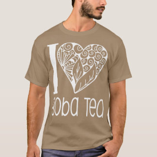 T-shirt J'adore Boba Tea pour les amateurs de Bubble Tea 1
