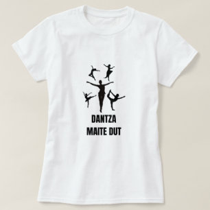 T-shirt J'adore danser en basque - Dantza maite dut