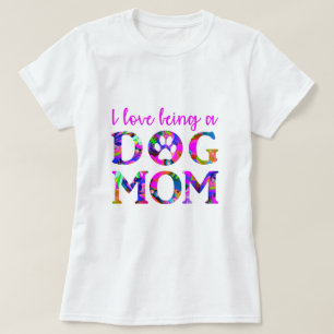 T-shirt J'adore être une "maman du chien"...