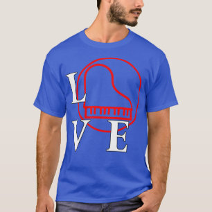 T-shirt J'adore jouer du piano pour les mélomanes pianiste