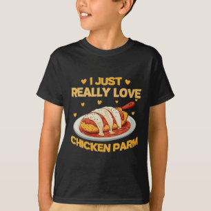 T-shirt J'adore juste vraiment l'amant de Chicken Parm Chi