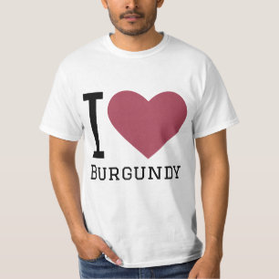 T-shirt J'adore la bordeaux