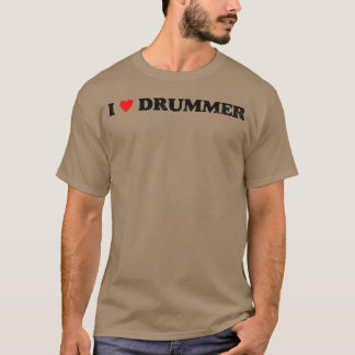 T-shirt J'adore la fille batteur