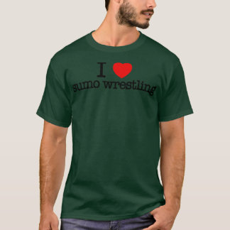 T-shirt J'adore la lutte de Sumo