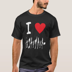 T-shirt J'adore la puce à chocolat Lovers japanese ョ crime