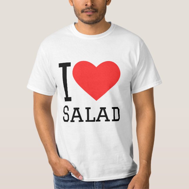 T-shirt J'adore la salade (Devant)