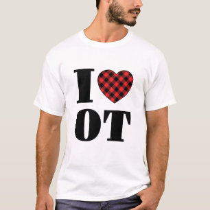 T-shirt J'adore la thérapie de l'ergothérapie