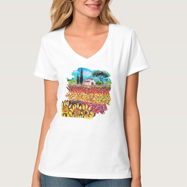 T-SHIRT J'ADORE LA TOSCANE ET LES SOUFFRANCES (Devant)