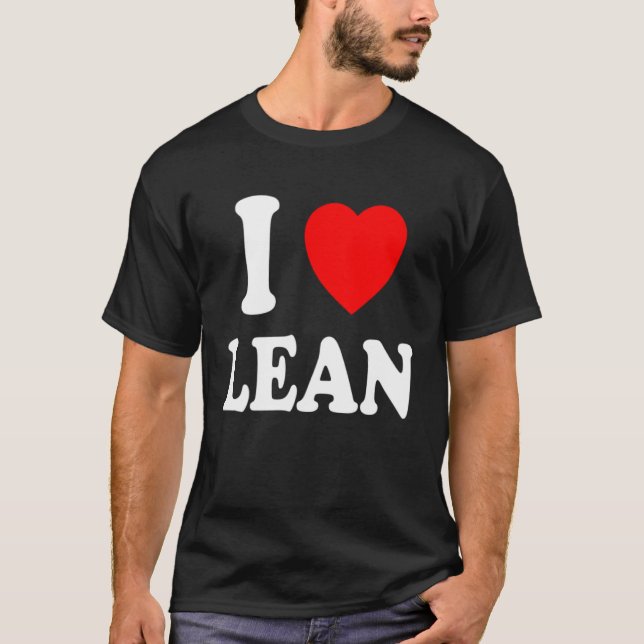 T-shirt J'adore l'amour Lean (Devant)