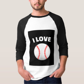 T-SHIRT J'ADORE LE BASEBALL ! IDÉAL POUR LES AMATEURS DE B