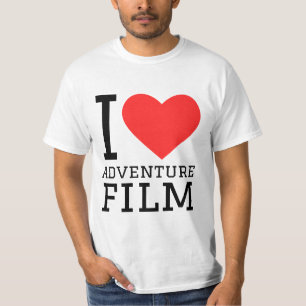T-shirt J'adore le film aventure