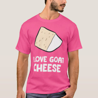 T-shirt J'adore le fromage de chèvre
