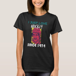 T-shirt J'adore le hockey depuis 1974