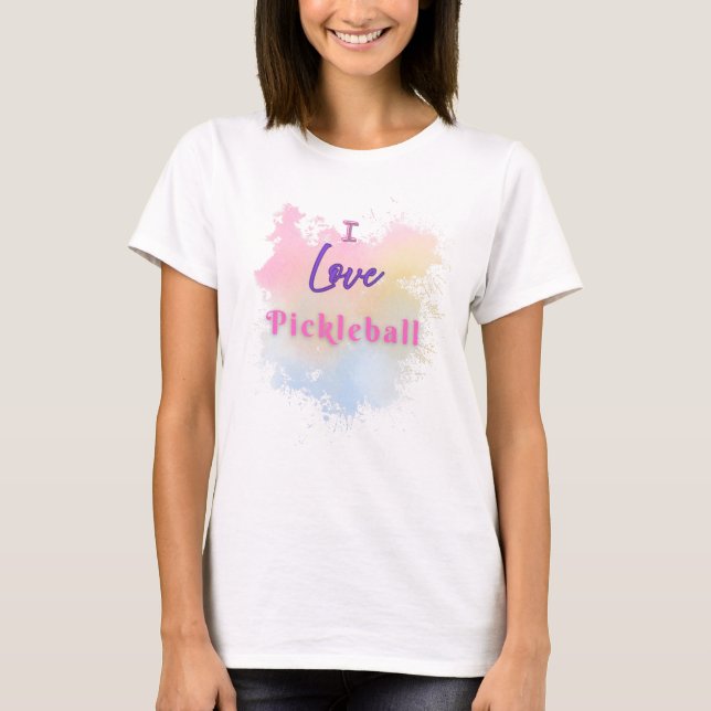T-shirt J'adore le Pickleball (Devant)