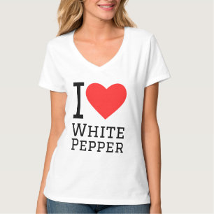 T-shirt J'adore le poivre blanc