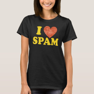 T-shirt J'adore le Spam en conserve cuisiné porc Nourritur