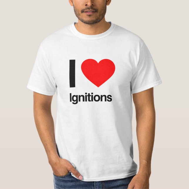 T-shirt j'adore les allumettes (Devant)