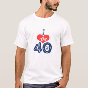 T-shirt J'adore les années 40