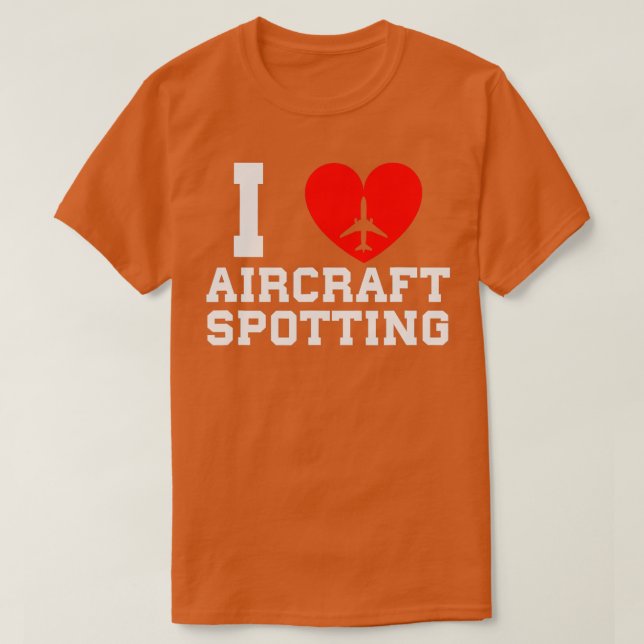 T-shirt J'adore les avions repérage avions Funny Cadeau Ho (Design devant)