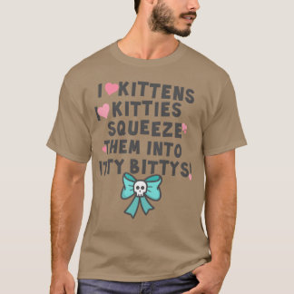 T-shirt J'adore les chatons j'adore les amis des chatons